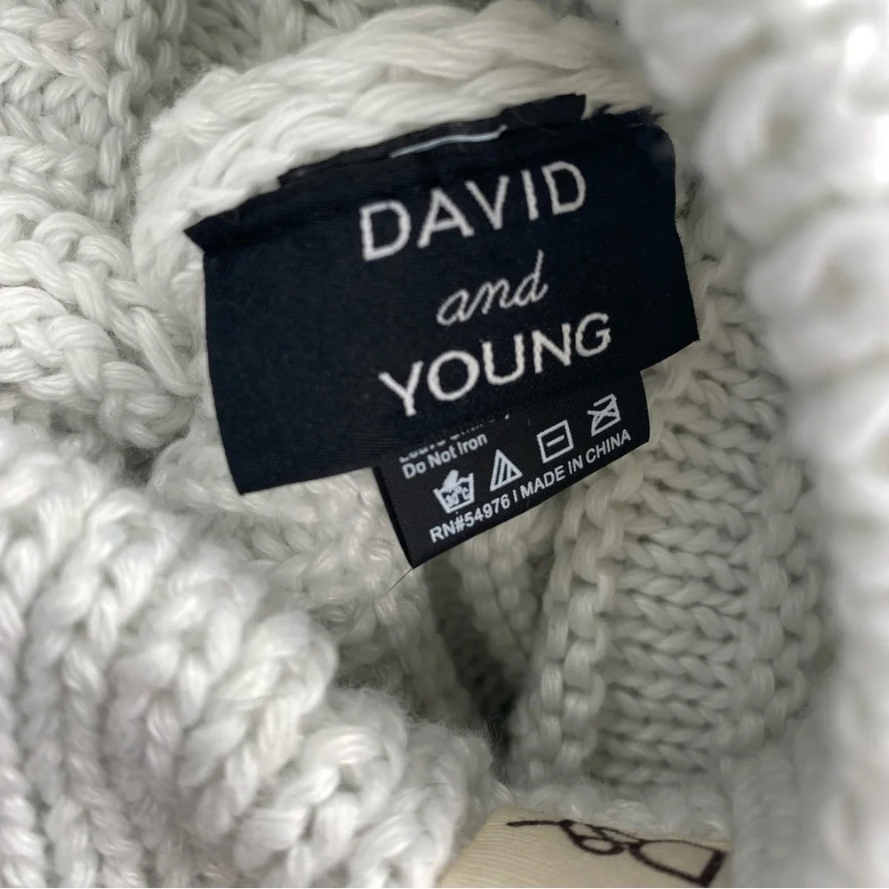 Super cute, thick and warm soft off white beanie. - Picture 3 of 4